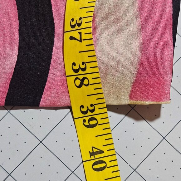 Anthropologie Yoana Baraschi Silk Blend Dress 8 – Colorblock Modern Art Cocktail - Picture 10 of 11